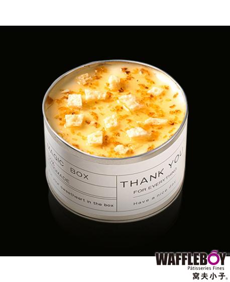 桂花蜂蜜奶皮子罐子蛋糕